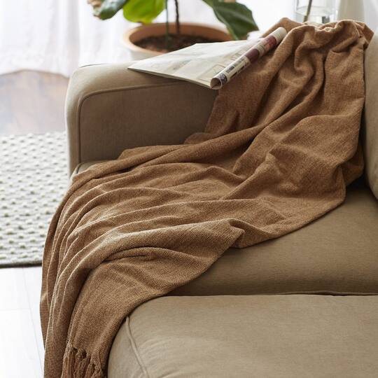 DII® Soft Natural Chenille Throw